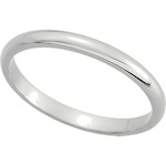 Solid 14k Gold CZ Cubic Zirconia 6 Prong Solitaire Engagement Ring